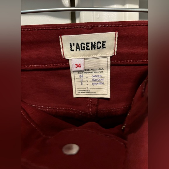 ❤️ HOST PICK ❤️ L’Agence Ruth High Rise Straight Jeans NWT 34 - Picture 7 of 10